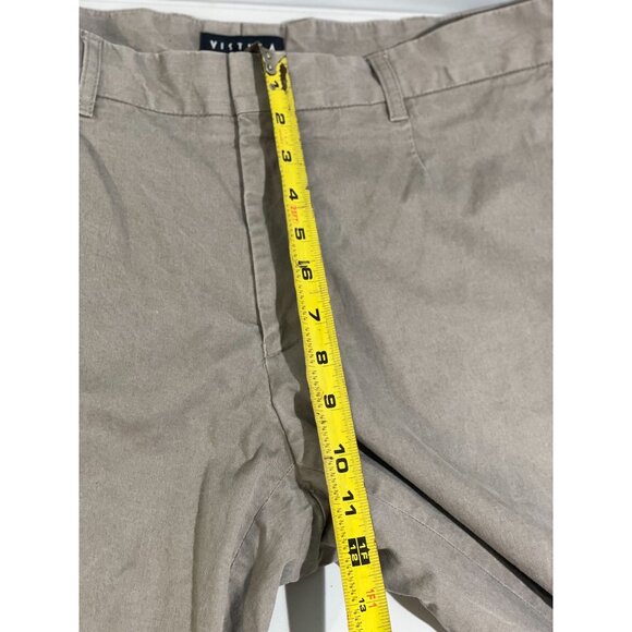 Vistula Mens Cotton & Elastane Garment Washed Khaki Pants 176/98 - Picture 12 of 15